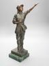 Le Bao bronze figure, a Red guard from Chinese revolutionary opera, 2020. 46cm                                                                                                                                              