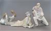 Two Lladro clown figures                                                                                                               