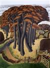 § Simon Palmer (1956-) 'The Paper Chase' 21.25 x 27in.                                                                                 