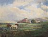 Maurice McGonigal PRHA (1900-1979) Cattle in a landscape 10.75 x 14in, unframed                                                        