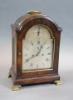 A George III eight day mahogany and brass mounted bracket clock, 39cm high.                                                                                                                                                 