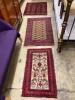 Two Bokhara rugs and aTurkish mat, largest 130 x 76cm                                                                                                                                                                       