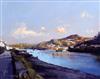 Peter Wileman (b. 1946) 'Noss Mayo from Newton Ferrers, Devon' 15.5 x 19.5in.                                                          