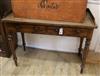 A Victorian mahogany wash stand W.107cm                                                                                                