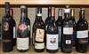 Twelve assorted Australian red wines, The Seven Surveys, Barossa valley etc                                                            