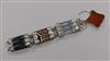 An early 20th century Scottish white metal and hardstone bracelet,                                                                     