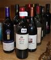 Twelve assorted Australian wines, Penfolds bin 128 shiraz, 1997 etc                                                                    
