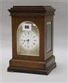 A mahogany mantel clock                                                                                                                