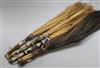 Four African fly whisks                                                                                                                