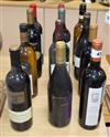 Twelve assorted Australian wines, The Black Stamp, 2009, Kelly Country 2004, Red Sheep shiraz 2007                                     