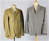 A collection of twelve various wool jackets and twenty pairs of trousers, in various sizes                                             