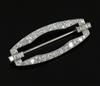 An 1930's Art Deco French Boucheron platinum and diamond set openwork brooch,                                                          