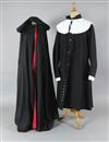 A collection of capes, priests robes, ladies skirts, etc.                                                                              