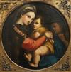 Early 19th century Italian School Madonna della sedia, after Raphael tondo 27.5in.                                                     