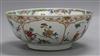 A Chinese famille rose bowl, 18th century diameter 25.5cm                                                                              