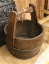 A wood tub W.40cm                                                                                                                      