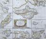 Robert Morden, coloured engraving, Map of The Smaller Islands in The British Ocean, 36 x 43cm                                                                                                                               