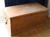 A pine coffer W.91cm                                                                                                                   