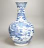 A large Chinese blue and white ‘dragon’ vase 38cm                                                                                                                                                                           