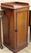 A Victorian mahogany bedside cupboard W.37cm                                                                                           