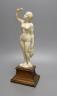An early 20th century ivory figure of a nude maiden, possibly made in India or Burma for the European market - 32cm tall                                                                                                    