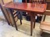 A Chinese hardwood altar table, length 105cm, depth 41cm, height 98cm                                                                                                                                                       