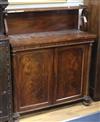 A Victorian mahogany chiffonier W.109cm                                                                                                