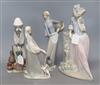 Four Lladro figures                                                                                                                    