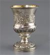 A George IV silver campana shaped cup/vase by John Blades?, 12.5 oz.                                                                   