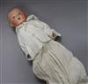 An Armand Marseille open mounted bisque headed doll                                                                                    