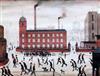 §Laurence Stephen Lowry (1887-1976) Mill Scene 13.25 x 16.5in.                                                                         