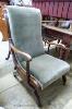 A Regency style mahogany rocking chair                                                                                                                                                                                      