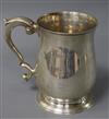 A QEII silver baluster mug, London 1964                                                                                                