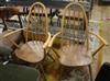 A pair of Ercol armchairs                                                                                                              