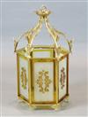 A Victorian style ormolu hall lantern, Diam.1ft 3in H.2ft 3in.                                                                         