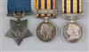 A British South Africa Company group of three medals to 1239 Trooper C.Appleyard B.B.Police                                            