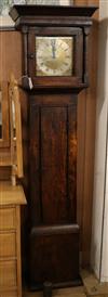 Thomas Gilkes of Shipston. A 30-hpour oak longcase clock W.54cm                                                                        