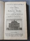 Tanner, Thomas - Notitia Monastica or Short History of the Religious Houses in England and Wales, 8vo, calf,                           