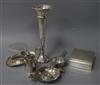 An R.E. Stone Art Deco silver quaich, London 1936 and other small silver,                                                              