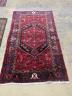 A Hamadan red ground rug, 220 x 130cm                                                                                                                                                                                       