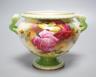A Royal Worcester two handled plant pot, 13cm                                                                                                                                                                               