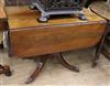 A Regency mahogany Pembroke table W.91cm                                                                                               