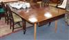 A Victorian mahogany extending dining table Length 305cm                                                                               