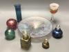 A quantity of Isle of wight studio glass including paperweights, scent bottles, etc.                                                                                                                                        