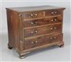 A George III mahogany chest, W.3ft 2in. D.1ft 10in. H.2ft 7in.                                                                         