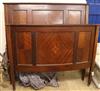 An Edwardian double bed frame W.141cm                                                                                                  