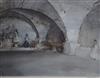 William Russell Flint, signed colour print, The Dubious Bernini, 45 x 58cm.                                                            