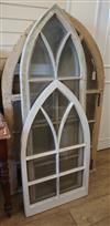 Five lancet arched windows 2 x 95cm, 2 x 53cm, 1 x 62cm                                                                                