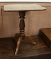 A Regency pollard oak wine table W.50cm                                                                                                