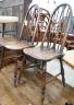 A pair of Victorian ash and elm Windsor dining chairs                                                                                                                                                                       